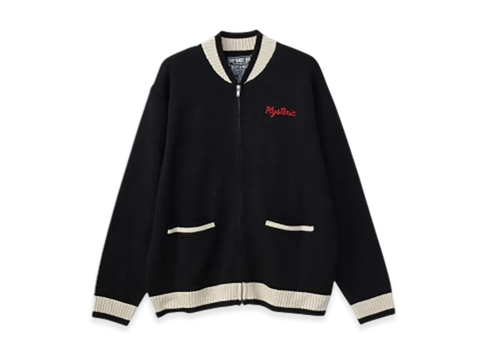 HYSTERIC GLAMOUR Bored Michigan Embroidery Jumper "Black"