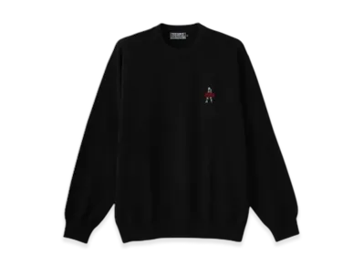 HYSTERIC GLAMOUR Vixen Girl Embroidery Sweater "Black"