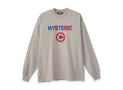 HYSTERIC GLAMOUR Hysteric G Mock Neck T-Shirt "Gray"