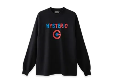HYSTERIC GLAMOUR Hysteric G Mock Neck T-Shirt "Black"