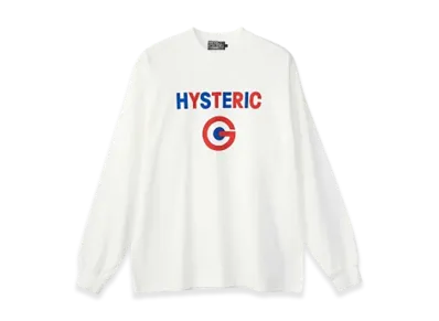 HYSTERIC GLAMOUR Hysteric G Mock Neck T-Shirt "White"