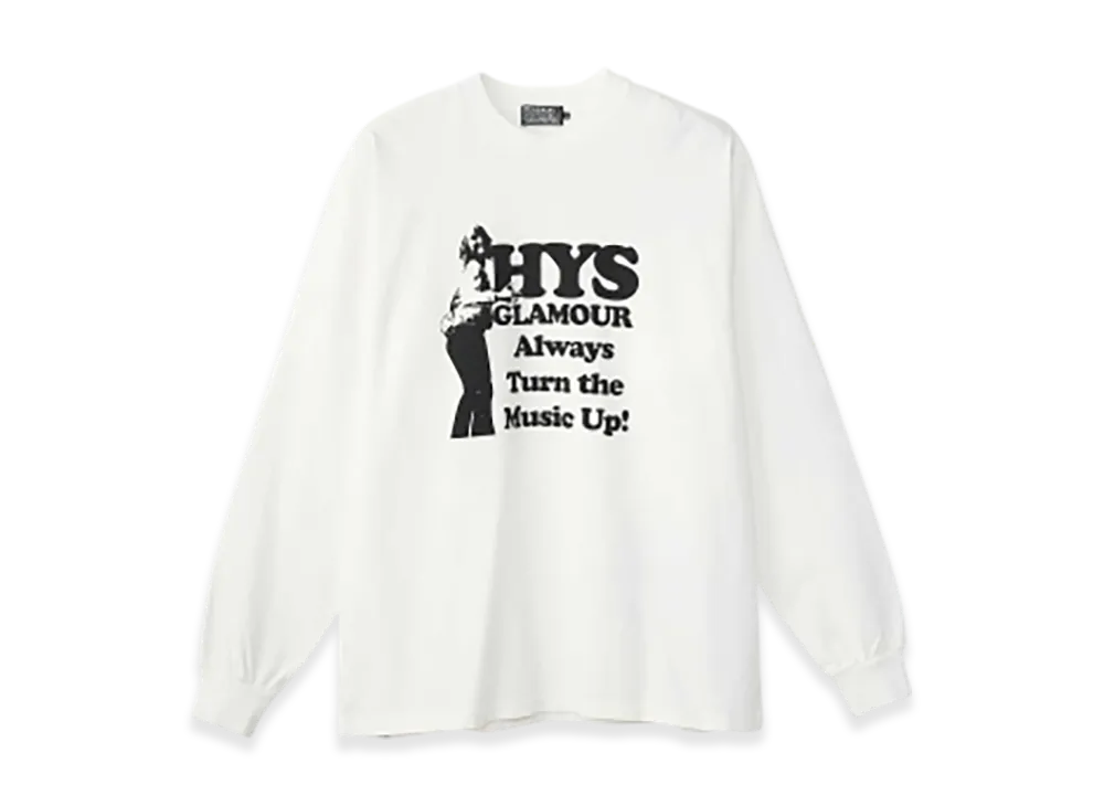 HYSTERIC GLAMOUR Super Kinky Sounds T-Shirt "White"
