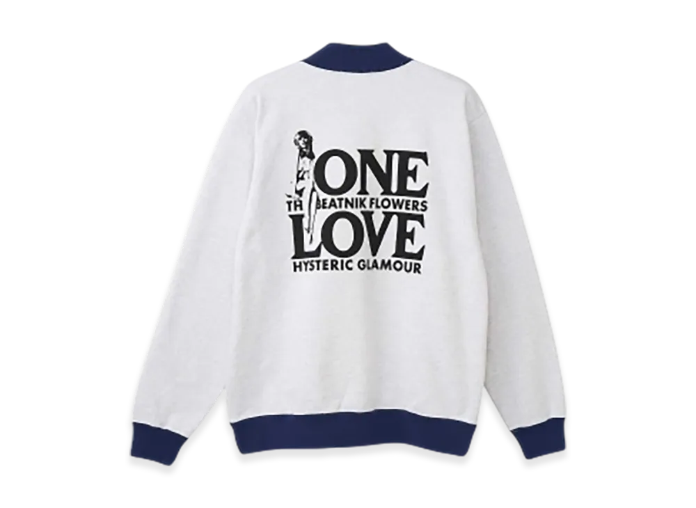 HYSTERIC GLAMOUR One Love Sweatshirt "Top Gray"