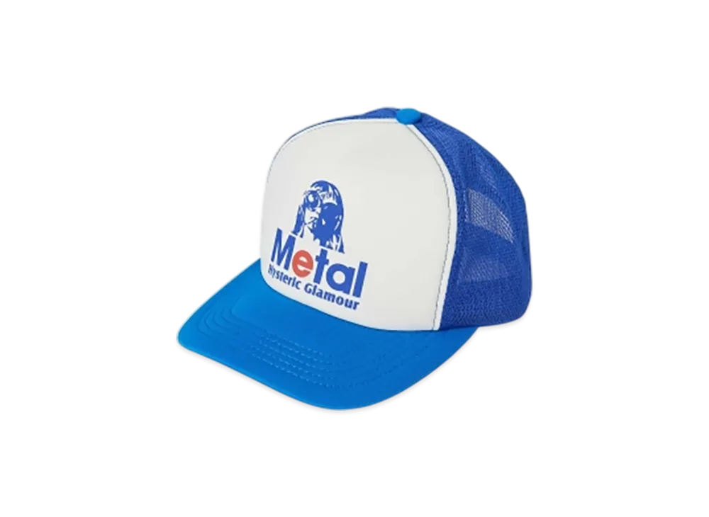 HYSTERIC GLAMOUR Metal Woman Mesh Cap "Blue"