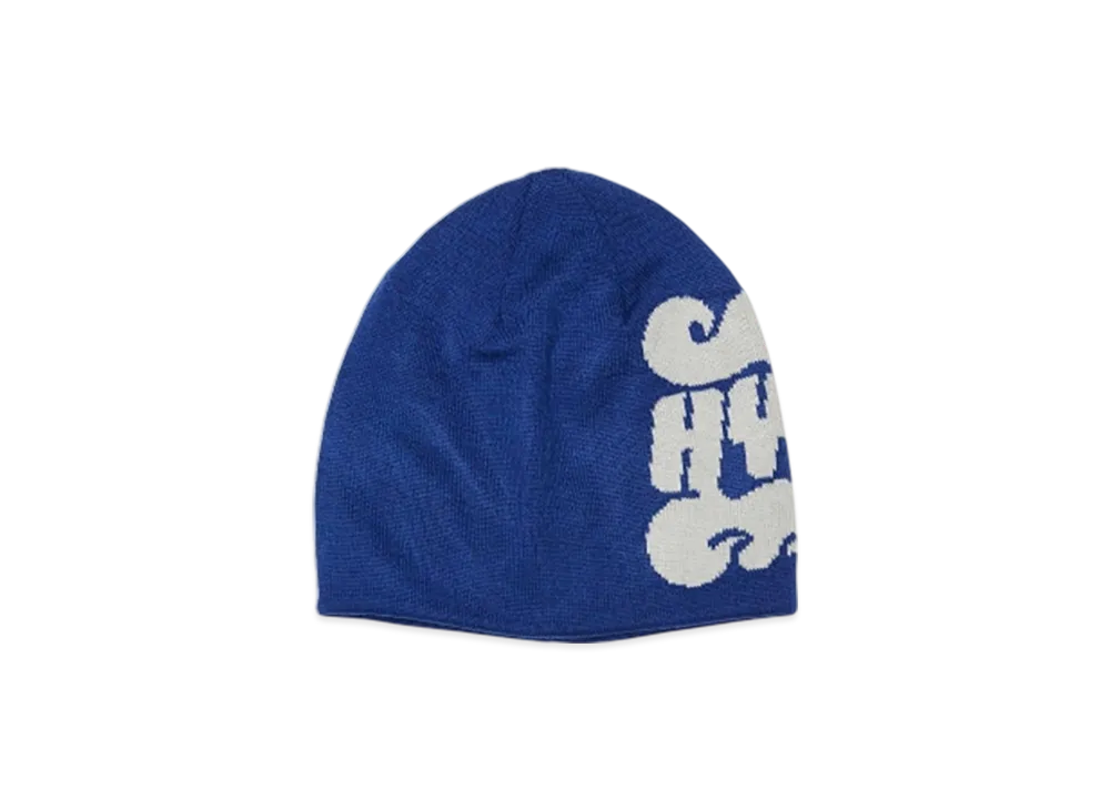 HYSTERIC GLAMOUR Flame Logo Short Beanie "Blue"