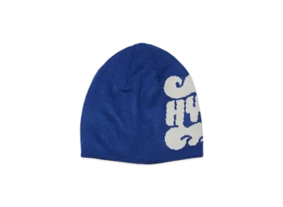 HYSTERIC GLAMOUR Flame Logo Short Beanie "Blue"