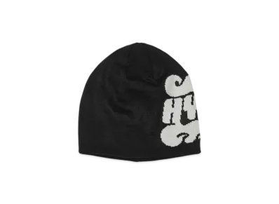 HYSTERIC GLAMOUR Flame Logo Short Beanie "Black"