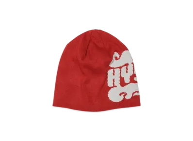 HYSTERIC GLAMOUR Flame Logo Short Beanie "Red"
