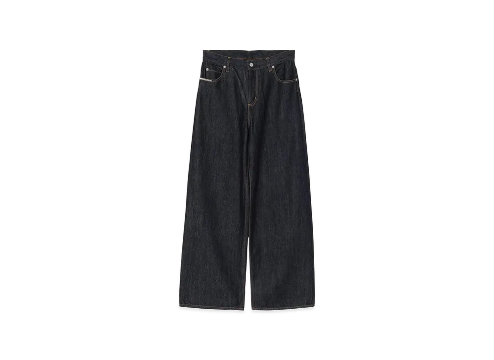 HYSTERIC GLAMOUR x lucien pellat-finet Women's Denim Wide Pants "Indigo"