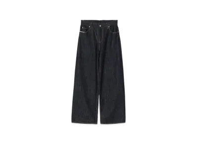 HYSTERIC GLAMOUR x lucien pellat-finet Women's Denim Wide Pants "Indigo"