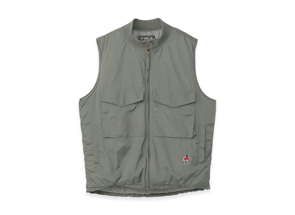 HYSTERIC GLAMOUR Vixen Girl Patch Military Vest "Gray"