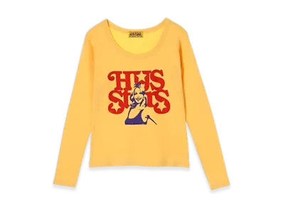 HYSTERIC GLAMOUR Hys Stars Chibi T-Shirt "Yellow"
