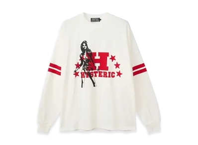 HYSTERIC GLAMOUR H Stars T-Shirt "White"