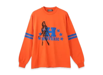 HYSTERIC GLAMOUR H Stars T-Shirt "Orange"