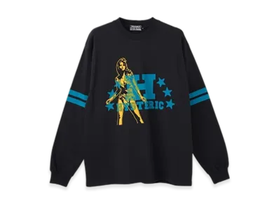 HYSTERIC GLAMOUR H Stars T-Shirt "Black"