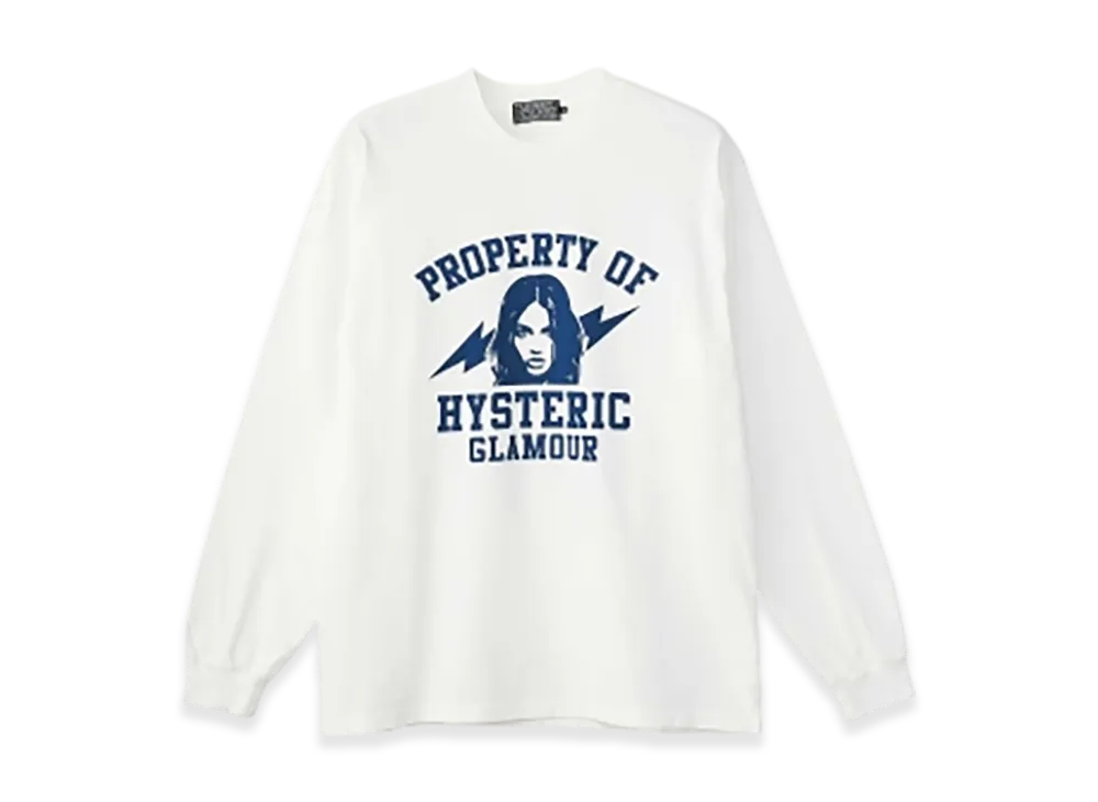 ヒステリックグラマー CRAZY HG TOWN Tシャツ ヒスベア ロンT