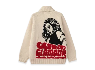 HYSTERIC GLAMOUR Vixen Girl Braided Cowichan "White"