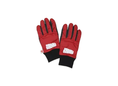 HYSTERIC GLAMOUR Flame Logo Gloves "Red"