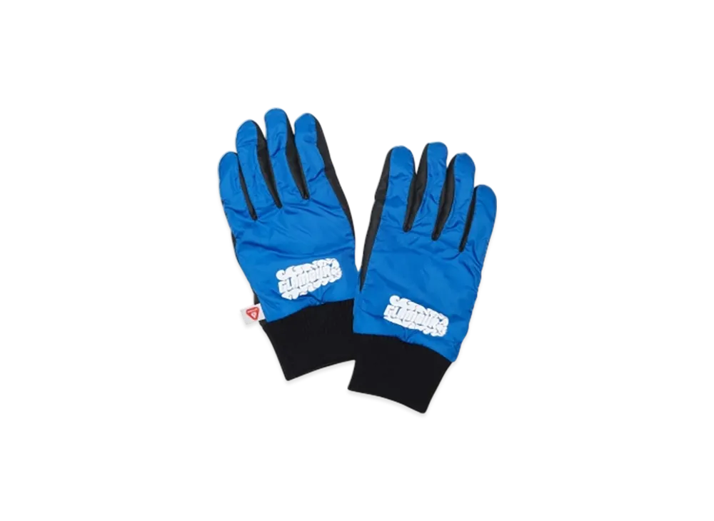 HYSTERIC GLAMOUR Flame Logo Gloves "Blue"