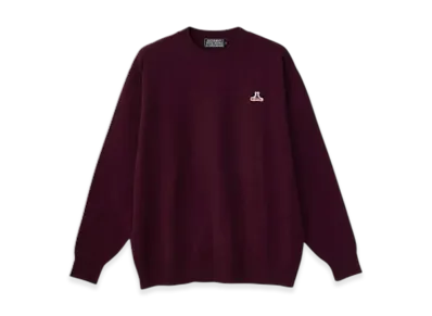 HYSTERIC GLAMOUR Speak No Evil Patch Sweater "Purple"