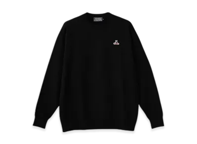 HYSTERIC GLAMOUR Speak No Evil Patch Sweater "Black"