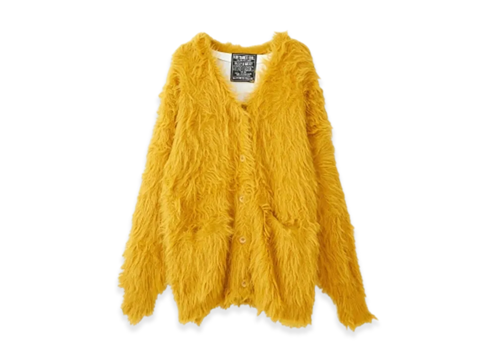 HYSTERIC GLAMOUR Sound Experience Cardigan "Yellow"