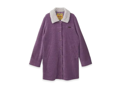 HYSTERIC GLAMOUR Fleece-Lined Trench Coat "Purple"