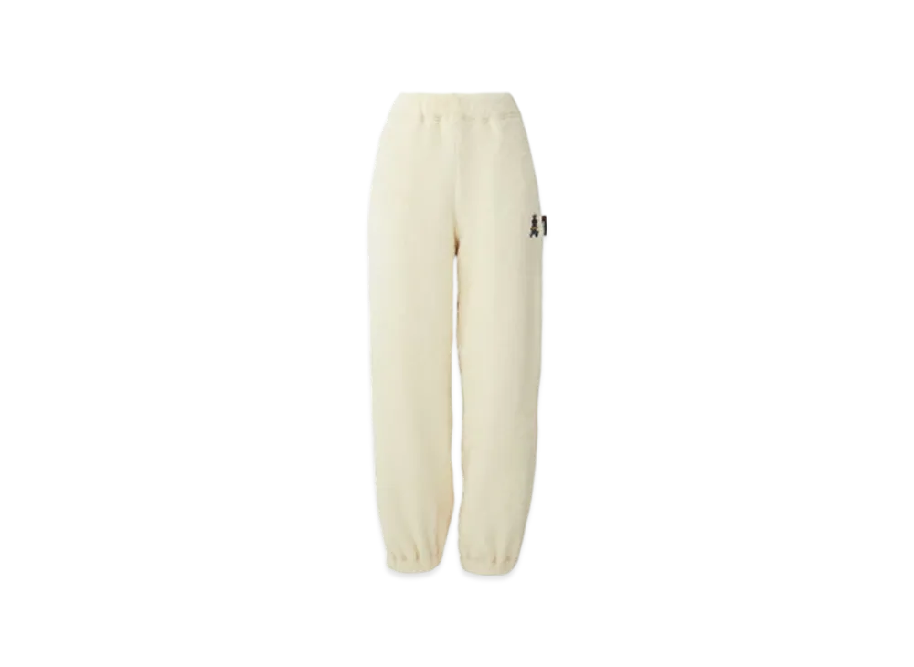 HYSTERIC GLAMOUR Burning Sounds Embroidered Sweatpants "White"