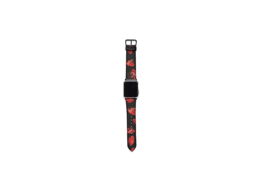 HYSTERIC GLAMOUR Skull Berry Apple Watch Band "Black"