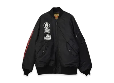 HYSTERIC GLAMOUR Devils Racing MA-1 "Black"