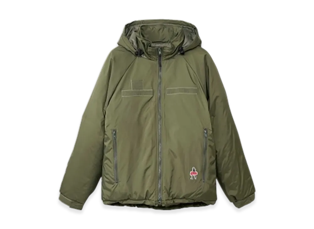 HYSTERIC GLAMOUR Vixen Girl Patch Hooded Blouson "Khaki"