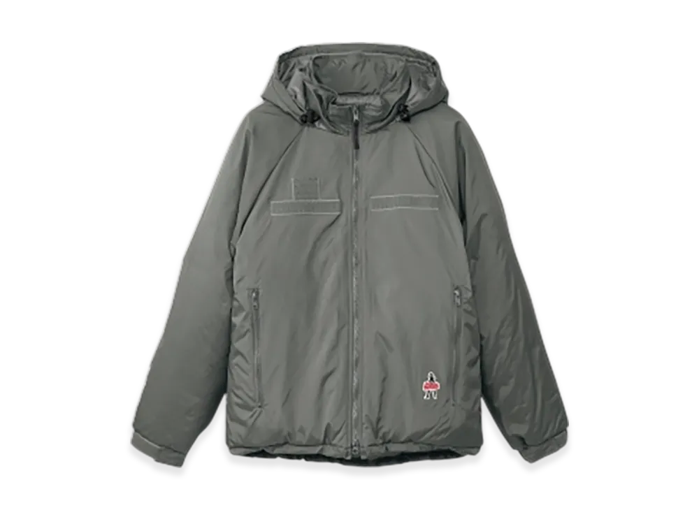 HYSTERIC GLAMOUR Vixen Girl Patch Hooded Blouson "Gray"