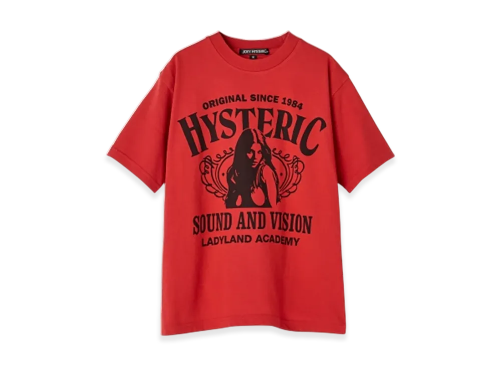 HYSTERIC GLAMOUR Ladyland Academy T-Shirt "Red"