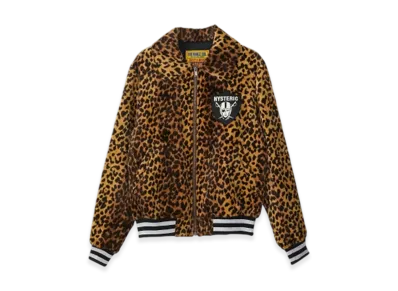 HYSTERIC GLAMOUR Woman Pirate Patch Blouson "Brown"