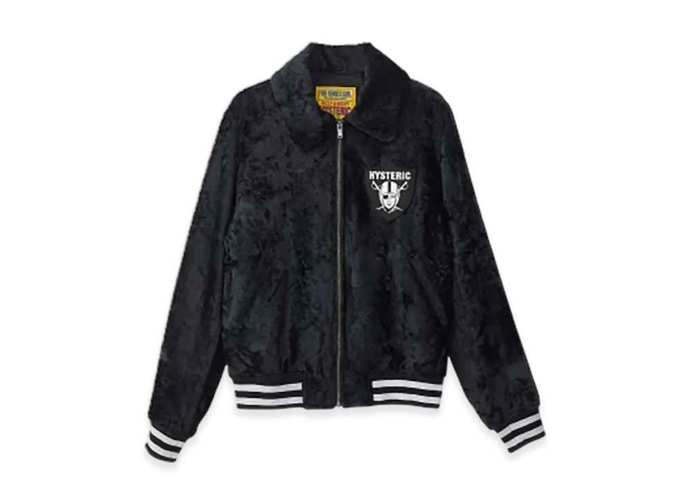 HYSTERIC GLAMOUR Woman Pirate Patch Blouson "Black"
