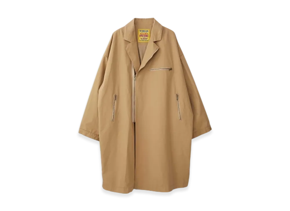 HYSTERIC GLAMOUR Break To Me Jacquard Coat "Beige"