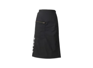 HYSTERIC GLAMOUR Typewriter Logo Wrap Skirt "Black"