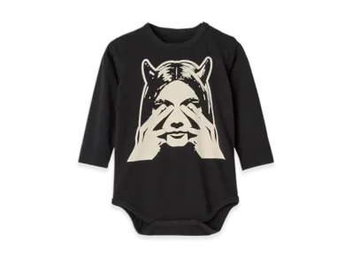 HYSTERIC GLAMOUR See No Evil Rompers "Black"