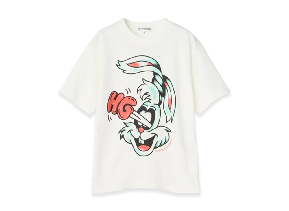 HYSTERIC GLAMOUR Hysteric Rabbit T-Shirt "White"