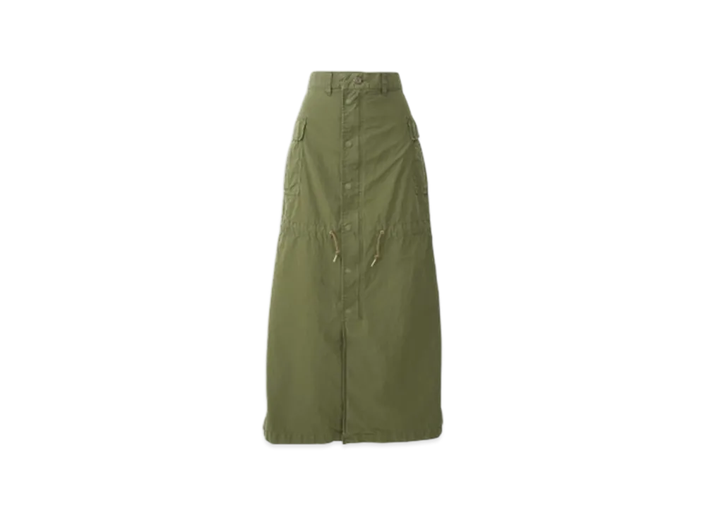 HYSTERIC GLAMOUR Military Long Skirt "Khaki"