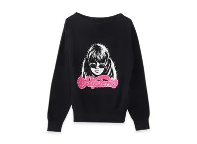 HYSTERIC GLAMOUR Hysteric Service Jacquard Pullover "Black"