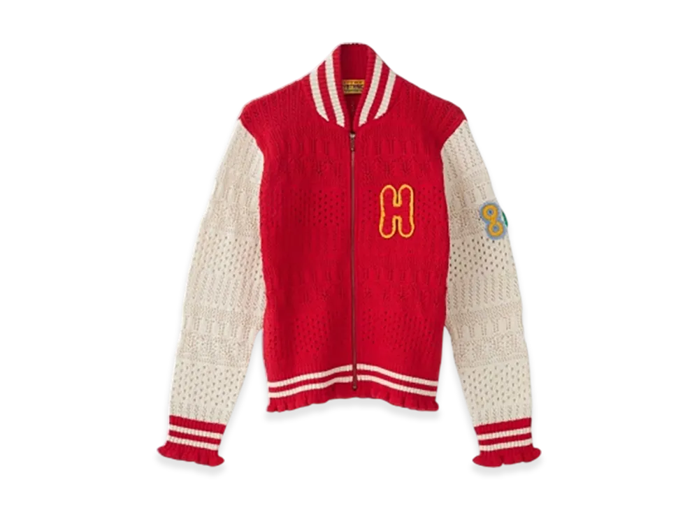 HYSTERIC GLAMOUR Mouse Patch Jumper "Red"