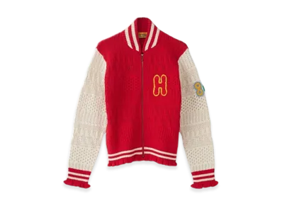 HYSTERIC GLAMOUR Mouse Patch Jumper "Red"