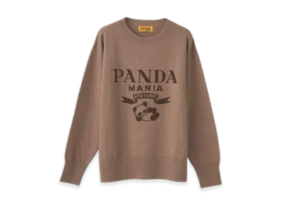 HYSTERIC GLAMOUR Panda Mania Knitted Sweater "Beige"