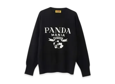 HYSTERIC GLAMOUR Panda Mania Knitted Sweater "Black"