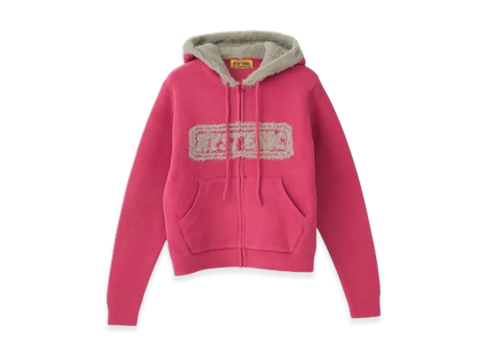 HYSTERIC GLAMOUR Hysteric Woman Jacquard Hoodie "Pink"