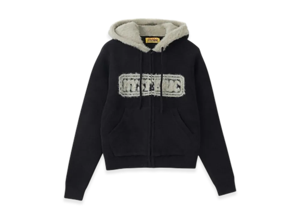 HYSTERIC GLAMOUR Hysteric Woman Jacquard Hoodie "Black"