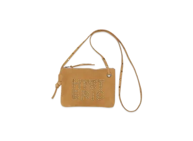 HYSTERIC GLAMOUR Logo Stud Sacoche "Beige"