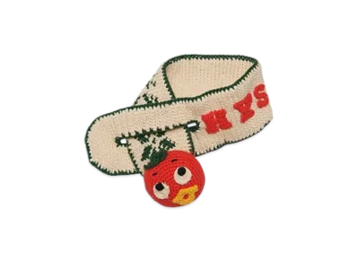 HYSTERIC GLAMOUR Hand-Knitted Neck Warmer "White"