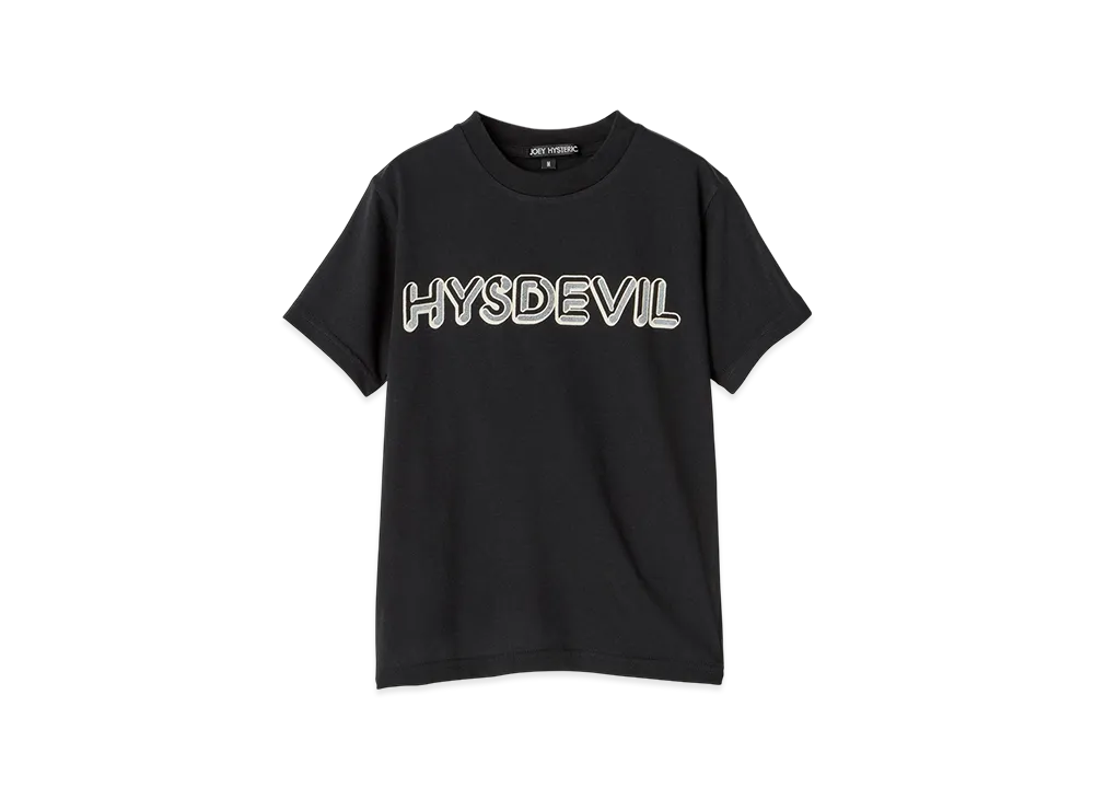 HYSTERIC GLAMOUR Kids HYS Devil Records T-Shirt "Black"